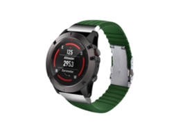 Bracelete Silicone Líquido para Garmin Descent Mk2i Verde