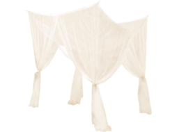 Dossel Sofisticado Para Cama Com 4 Aberturas, Ideal Para Pais Que Buscam Uma Solução Eficiente Proteção Contra Mosquitos