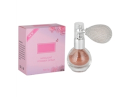 Polvo Iluminador En Spray Brillo Para Rostro Y Cuerpo De Alto Brillo Libre De Aceite Y Talco