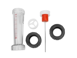 Yuru medidor de Fluxo de Líquido Tipo Tubo Lzs 50 Plástico Abs Preciso 1 10m³/h Controle de Fluxo Água (d)