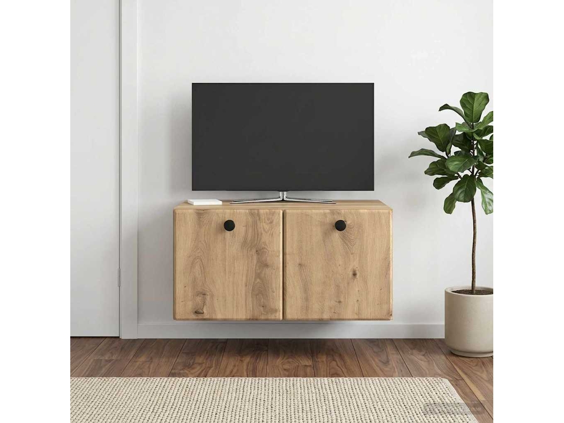 Vidaxl Gabinete De Tv De Parede 59,5 X 41 X 30 Cm Carvalho Arttisan