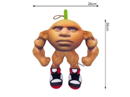 Tungtungsahur e Tralalo Tubarão Brinquedo de Pelúcia Mercadoria Italiana Bonito Homem Musculoso GOKOCO