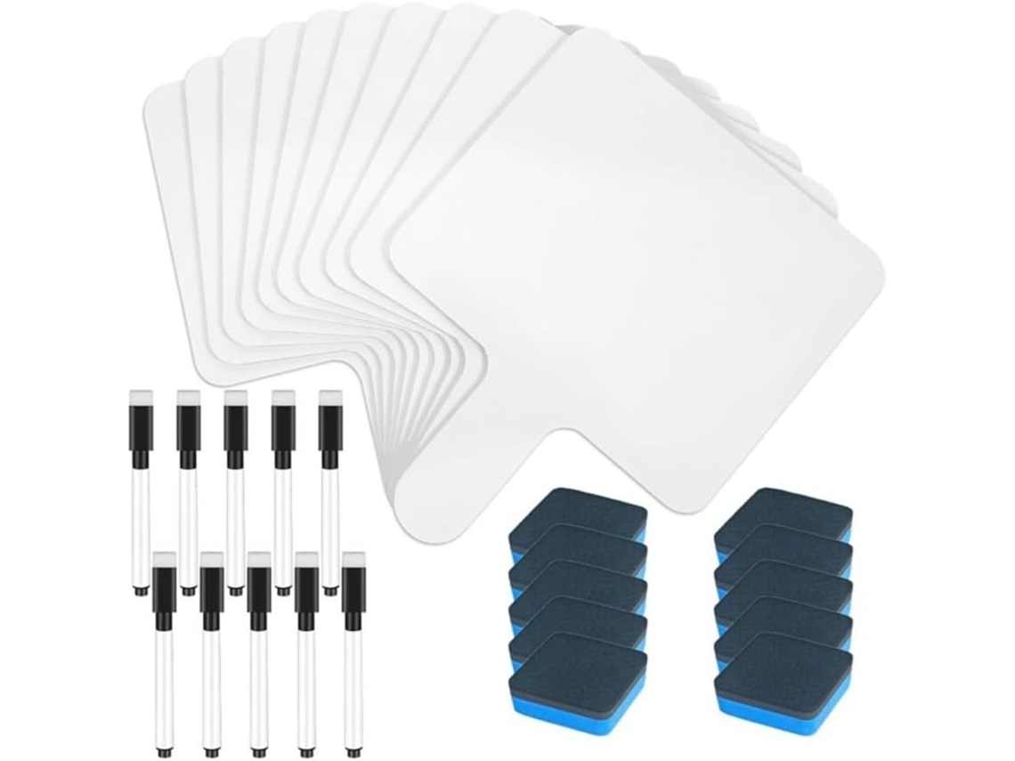 Quadros Brancos De 8x10 Polegadas Com Alça – Pacote Com 10 Unidades