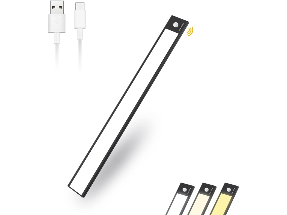 Luz de Armário Led com Sensor de Movimento Recarregável 30Cm NEVEANCE