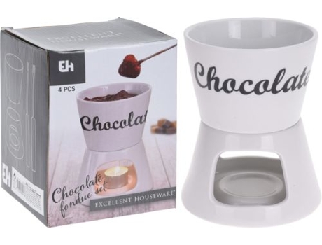 Fondue Chocolate Porcana Branco 795880300 KOOPMAN