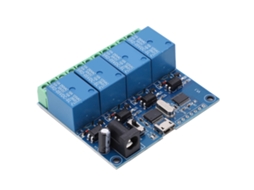 Laxiscreed Módulo De Relé 4 Canais Dc 5v Com Controle Usb E Chip De Alta Performance