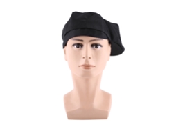 Chapéu De Cozinheiro Para Homens E Mulheres Gorro De Cozinha Pato Beret Preto