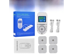 Estimulador Muscular Elétrico Tens, Massageador Facial e Corporal de Acupuntura Ems MDUG (branco)