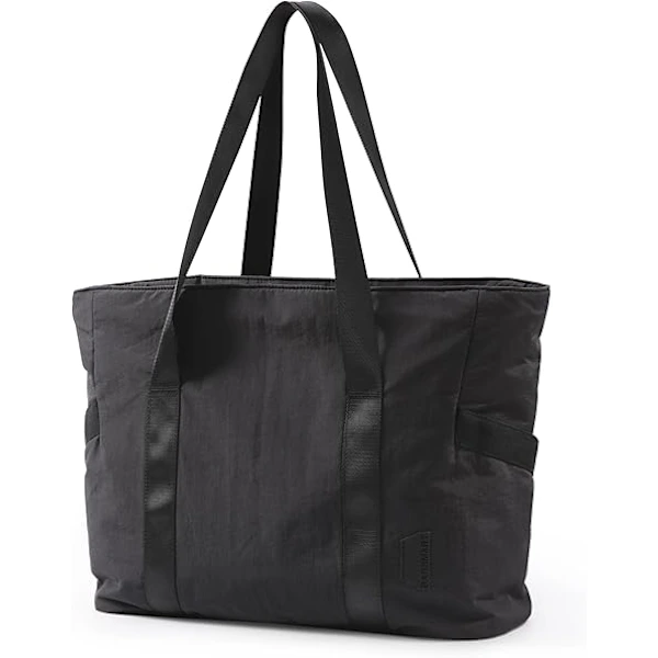 Bolsa AQUAFORGE Espaçosa com Alça Vários Compartimentos e Zíper em Nylon Transversal Azul Marinho