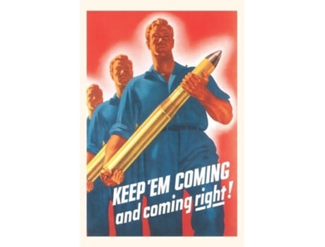 Livro Vintage Journal Keep Em Coming, Ammo De Found Image Press (inglês)
