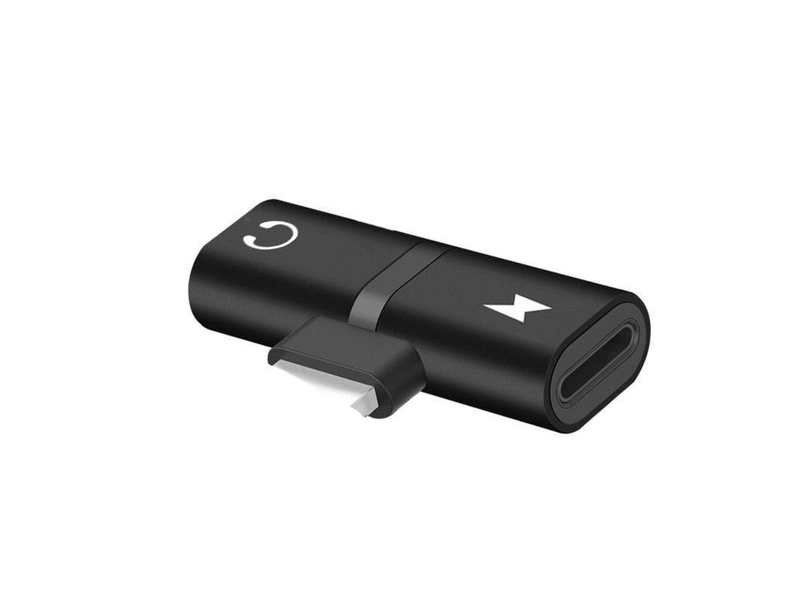 Adaptador Áudio Controle Chamada Preto*
