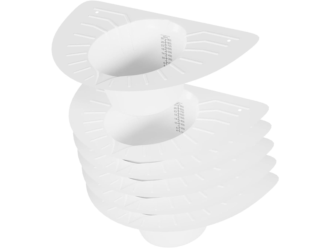 Tampões Sanitários Para Mictórios, Ideais Para Exames Hospitalares. Base Antiderrapante. Design Ergonômico.