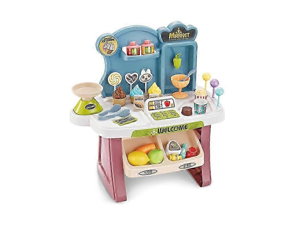Brinquedo De Mesa Infantil Simulando Um Supermercado Ideal Para Brincar De Casinha Presente De Aniversário Ou Natal 1 Unidade Hengjian