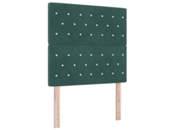 Colchão De Cama Com Molas Pocket E Topper Vidaxl Verde Fabric