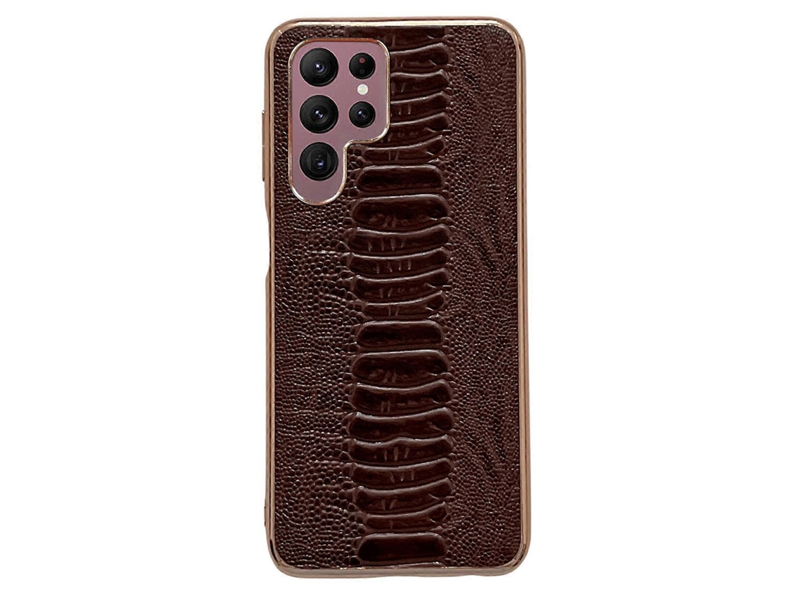 Capa Couro Para Samsung Galaxy S22 Ultra 5g, Elysve