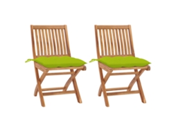 Folding Chair, Folding Chairs Vidaxl Verde Teca (n/a)