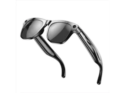 Óculos inteligentes 4K HD com IA, lentes fotocromáticas, gravação de vídeo, chamadas Bluetooth, reprodutor de música e tradutor.