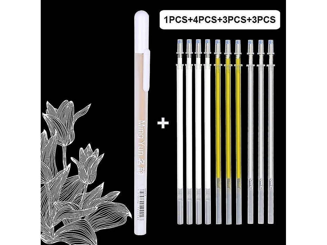 Tinta Permanente Para Grafite Gold1. Marcadores Metálicos Para Escrever E Desenhar. Loja Olysi