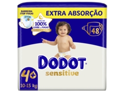 Fraldas Sensitive Extra 10-15kg T4+ Dodot