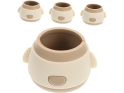 Tehaux Conjunto De 4-protetores Silicone Para Pés Mesa E Cadeira Capas Protetoras Móveis