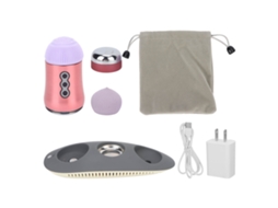 Escova De Limpeza Facial Elétrica Com Compressão Quente E Fria (rosa)