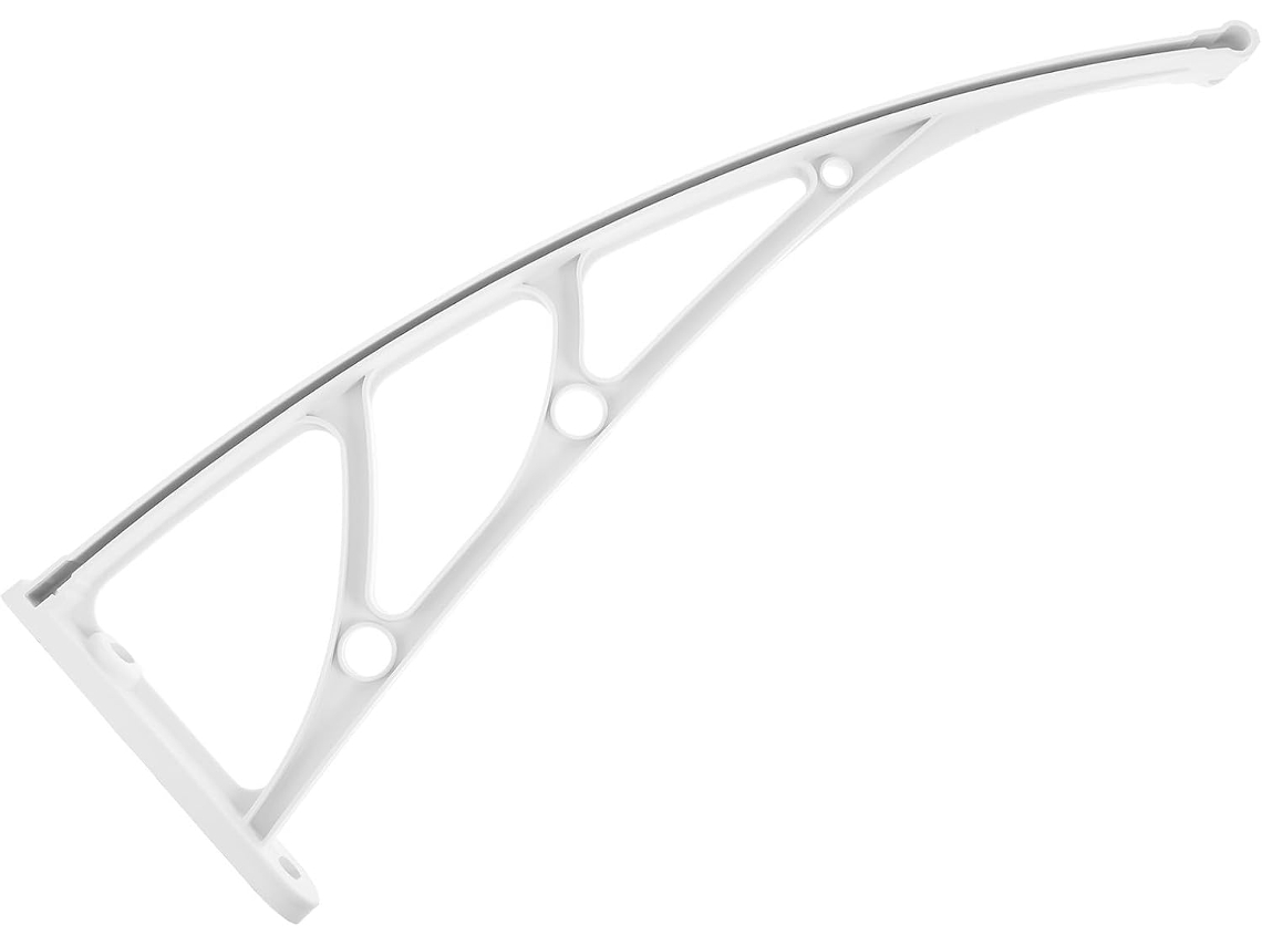 Suporte Para Toldo De Janela Artibetter Em Pvc Branco, Resistente Às Intempéries E Fácil De Desmontar, Para Uso Externo
