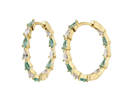 Brincos Earcandy Matilda feitos de prata esterlina 925 e banhados a ouro 18k. Joias Earcandy