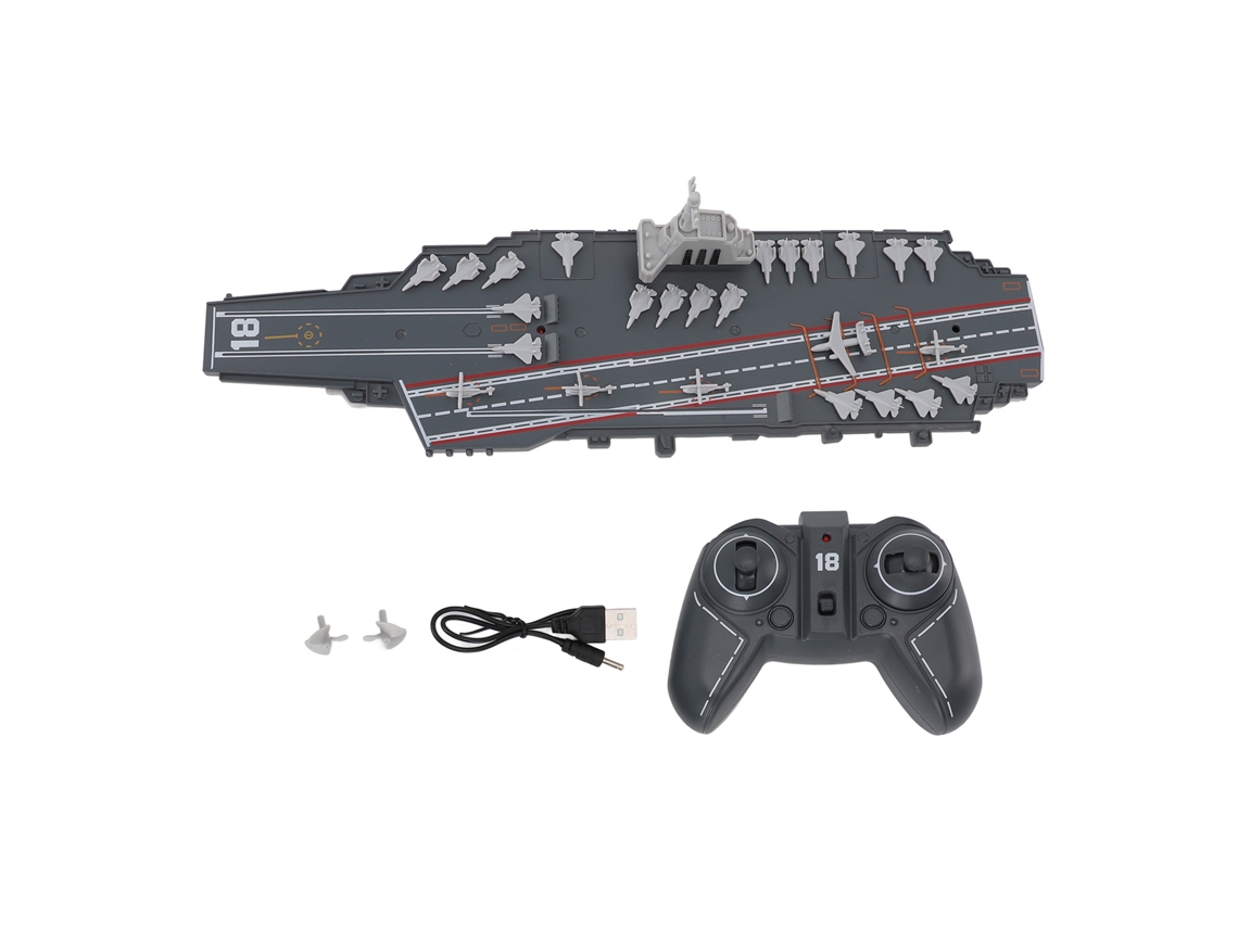 Primerox porta aviões de Controle Remoto 2.4g Eletrônico Brinquedo Modelo Detalhado para Crianças