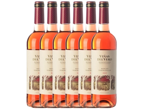 Vinho VIÑAS DEL VERO Viñas Del Vero Merlot-Tempranillo Somontano Joven (0.75 L - 6 unidades)
