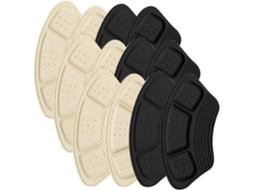 6 Pares De Protetores Calcanhar Autoadesivos, Antiderrapantes E Macios Para Sapatos Saltos Femininos, Para Uso Externo