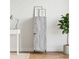 Vidaxl Buffet Sonoma Cinzento 33 X 34,5 X 90 Cm Derivados De Madeira