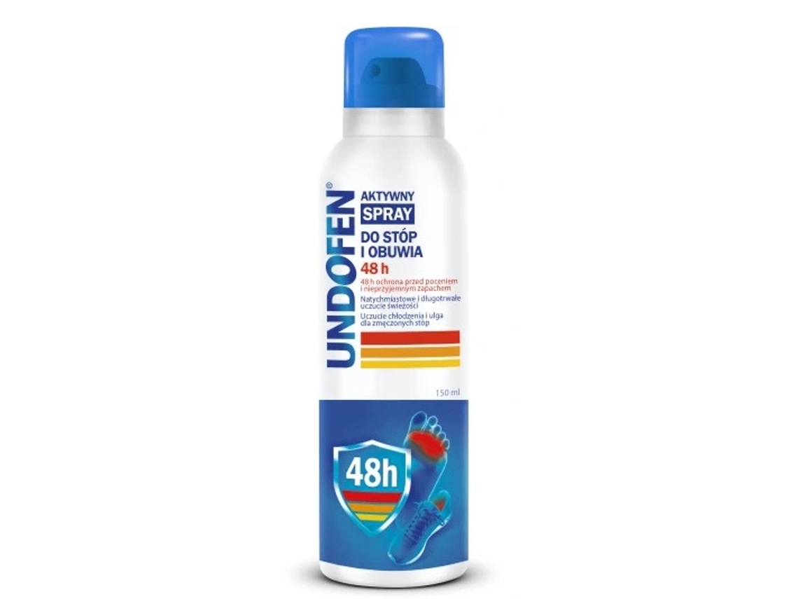 Spray Para Pés E Calçados Undofen 48h, 150 Ml Perrigo Polônia
