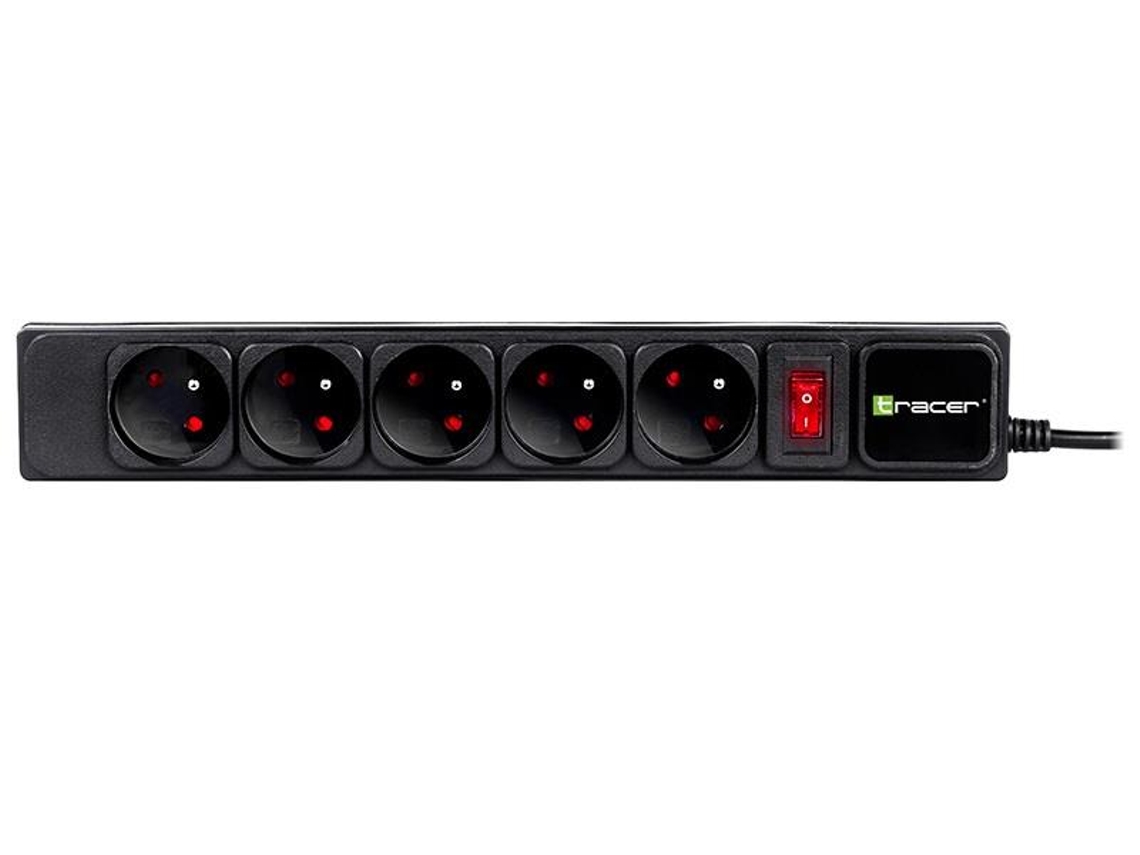 Extensão Elétrica LESTAR Zx 510 2,5 M Preta com 5 Tomadas para Tvs e Eletrodomésticos | LESTAR