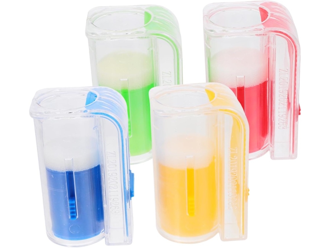 Kit de 4 Frascos para Marcação de Abelhas Inoomp, Frascos para Apicultura, Marcadores de Gaiolas, Gaiolas para Captura CHABERLU