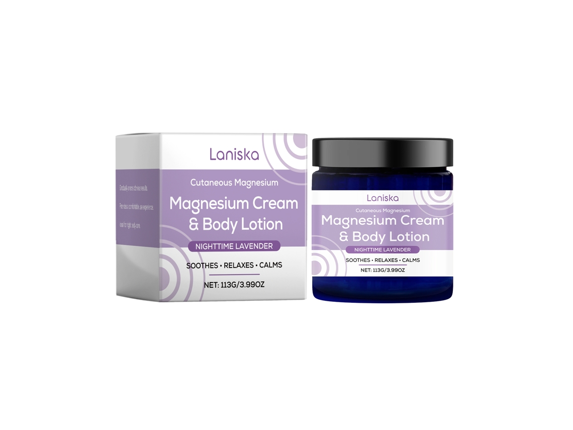 Creme de Magnésio com Lavanda para Sono Mais Tranquilo e Relaxado LAXISCREED