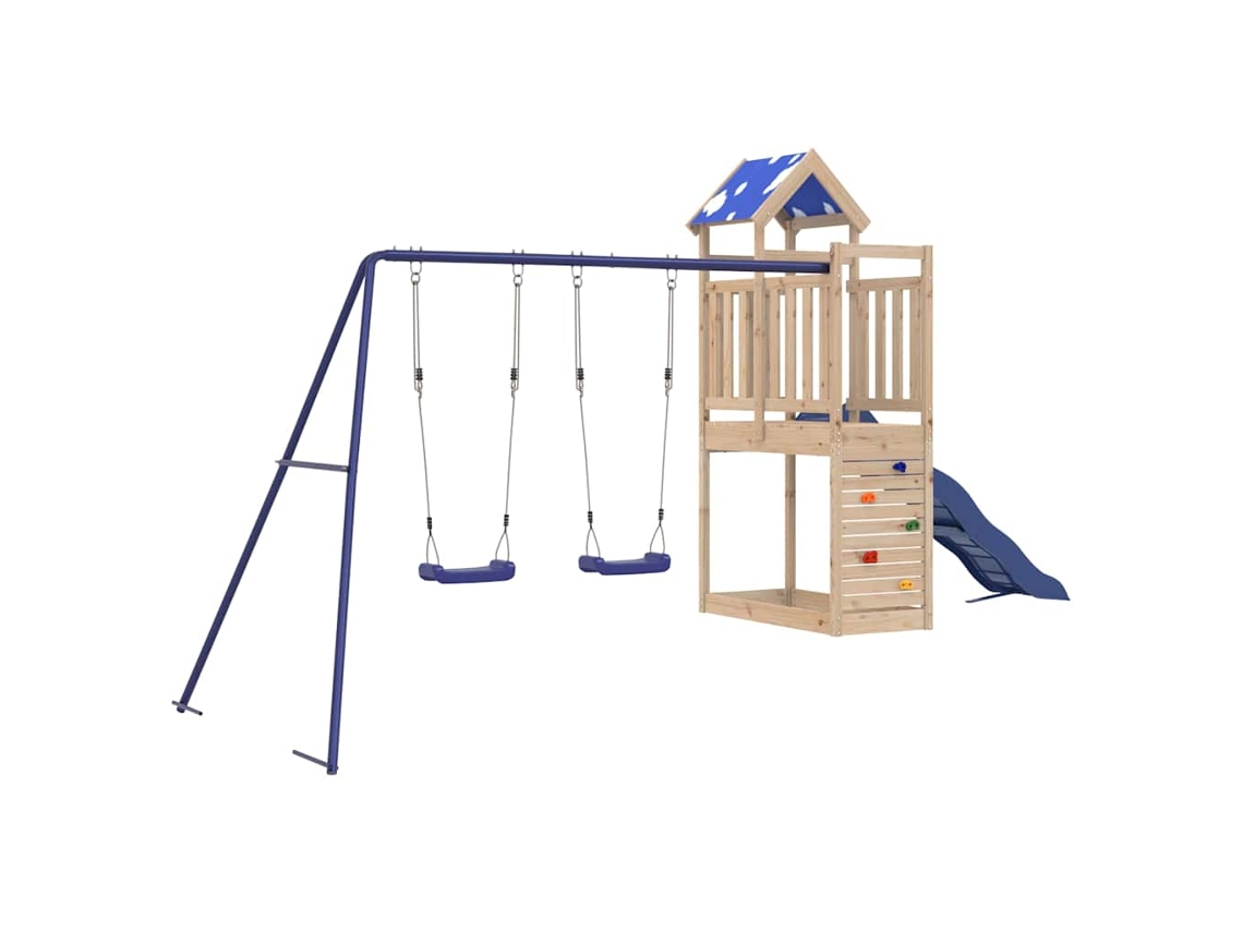 Outdoor Playset, Outdoor Playsets Vidaxl Marrom Madeira De Pinho (n/a)