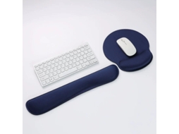 Apoio De Pulso Para Mouse Com Design Ergonômico, Alivia A Fadiga Nos Braços E É Ideal Para O Conjunto De 2 Peças. Não Se Move Facilmente. Aquaforge