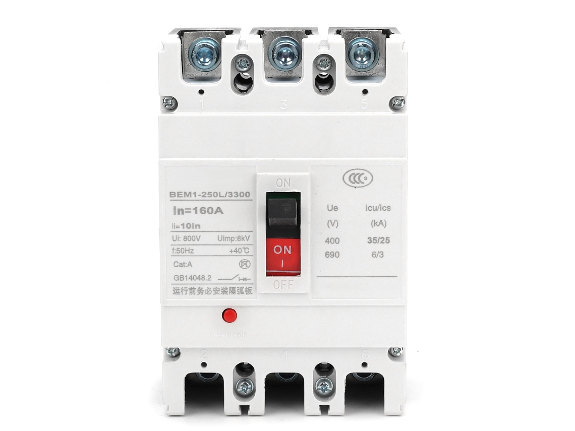 Laxiscreed Disjuntor De Proteção Contra Fugas De 3p Para Alta Tensão 800v, Capacidade De 160a