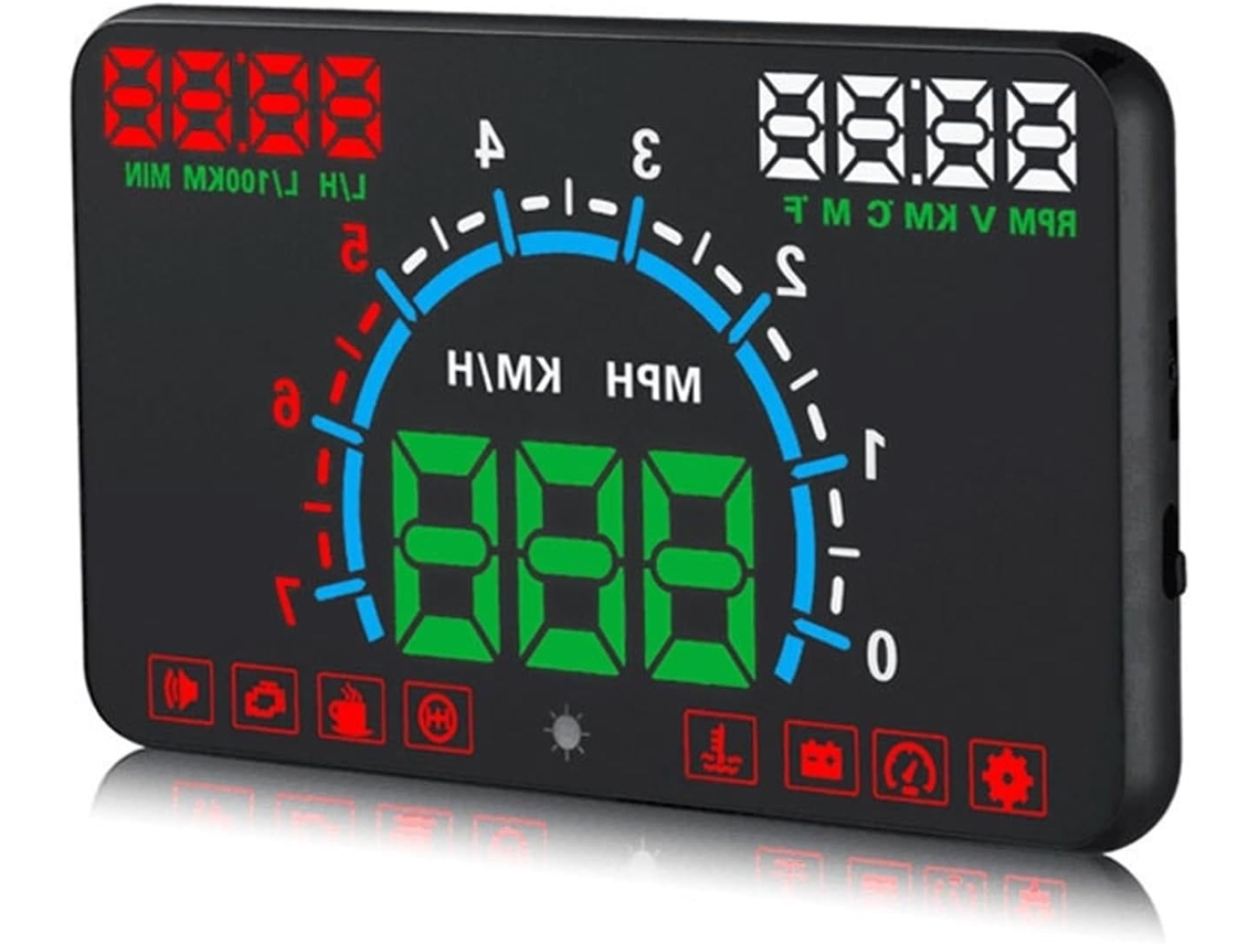 Aviso de Velocidade, Temperatura da Água, Head up Display, Hud Obd2 para Carro SFUSHOS