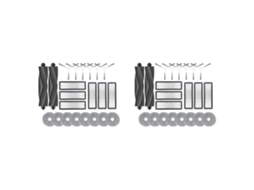 Conjunto De 2 Peças De Reposição Para Aspirador Robô Dreame Bot L10 Prime / L10s Pro / L10 Pro: Escova Lateral Principal, Filtro Hepa E Esfregão_ptg
