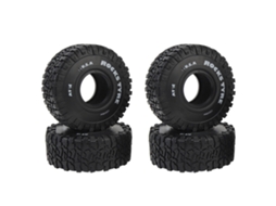 Mali kit de 4 Pneus de Borracha para Rc Crawler 1/10 com Boa Adesão Anti derrubado Resistente Ao Desgaste para Scx10