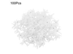 100 Grampos de Caule para Orquídeas Transparentes S/MARCA