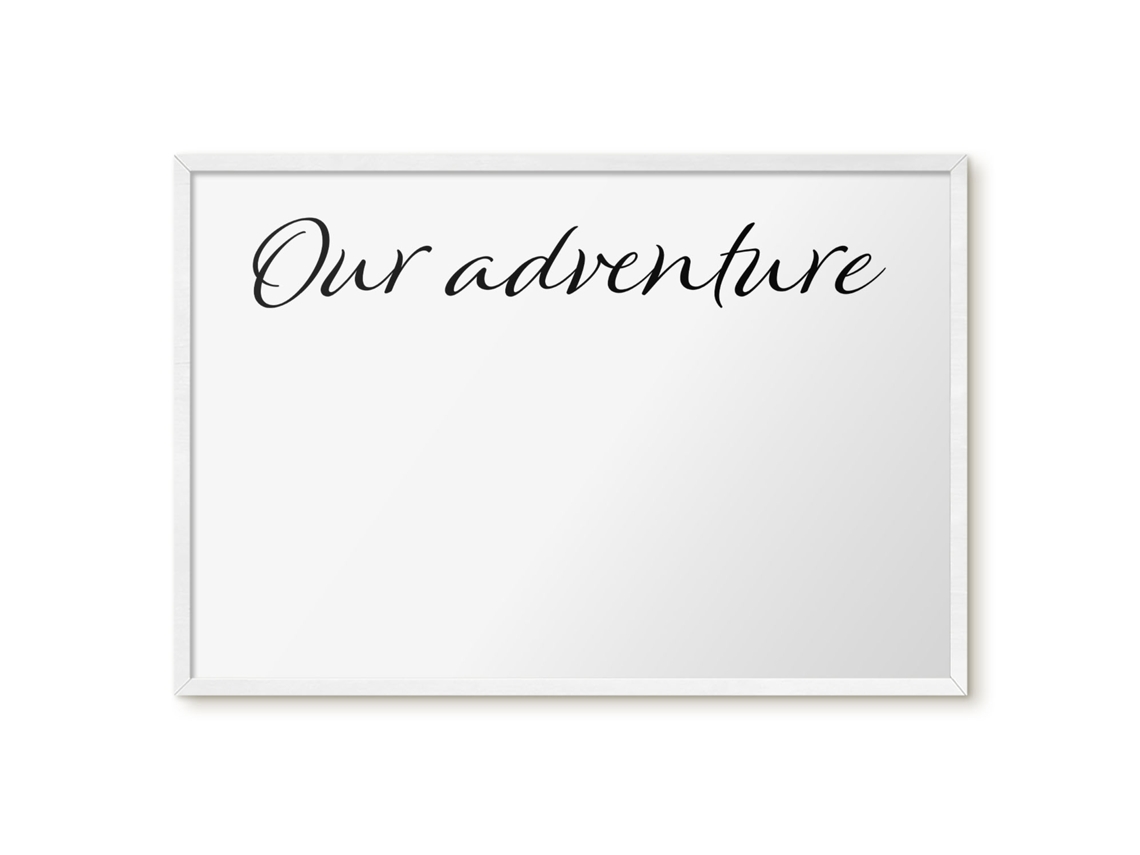 Magnetic Board Our Adventure For The Living Room Espelharte (60x40 Cm)