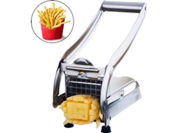 Cortador de Frituras Francês Cortador de Batatas Profissional Aço Inoxidável Prata ZYBLSSBB
