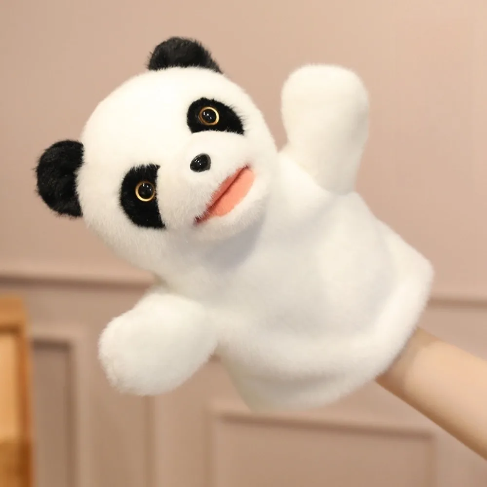(panda) Fantoche De Dedo De Animal - Brinquedo Interativo E Macio Para Educação Infantil - Ideal Para Contar Histórias