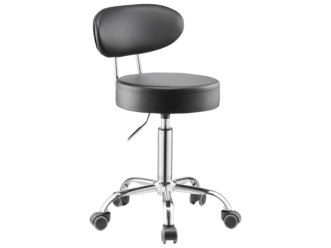 Banco De Oficina Ajustável 51-67cm P/ Trabalhos Prolongados C/ Rodas Giratórias Tekmaquinas