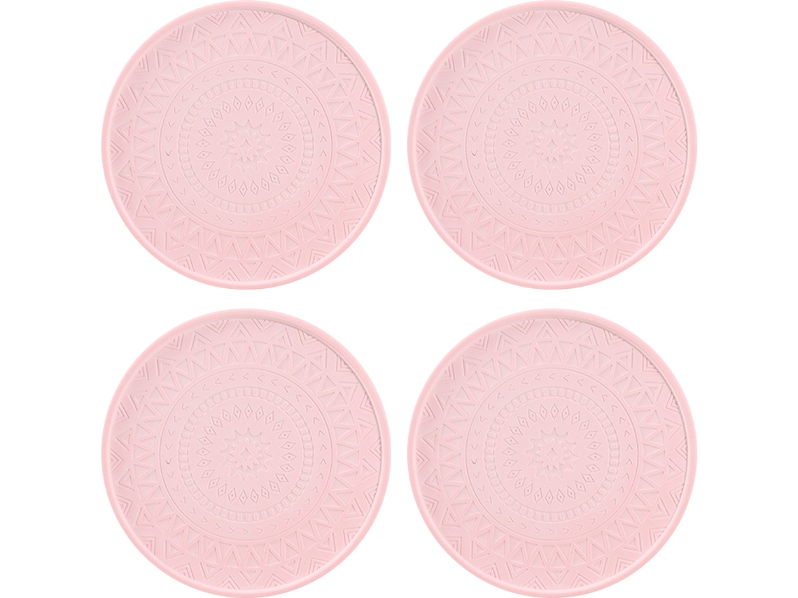 Sousplats de Silicone para Bebidas Acessórios Decorativos para Cozinha NEVEANCE