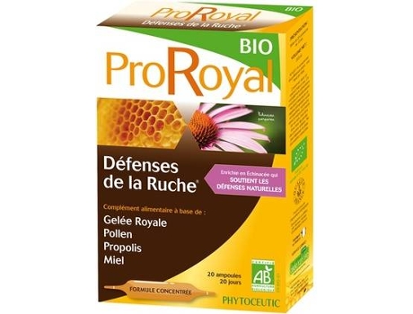 Suplemento Alimentar PROROYAL Defesas Da Colmeia Bio (20 ampolas)