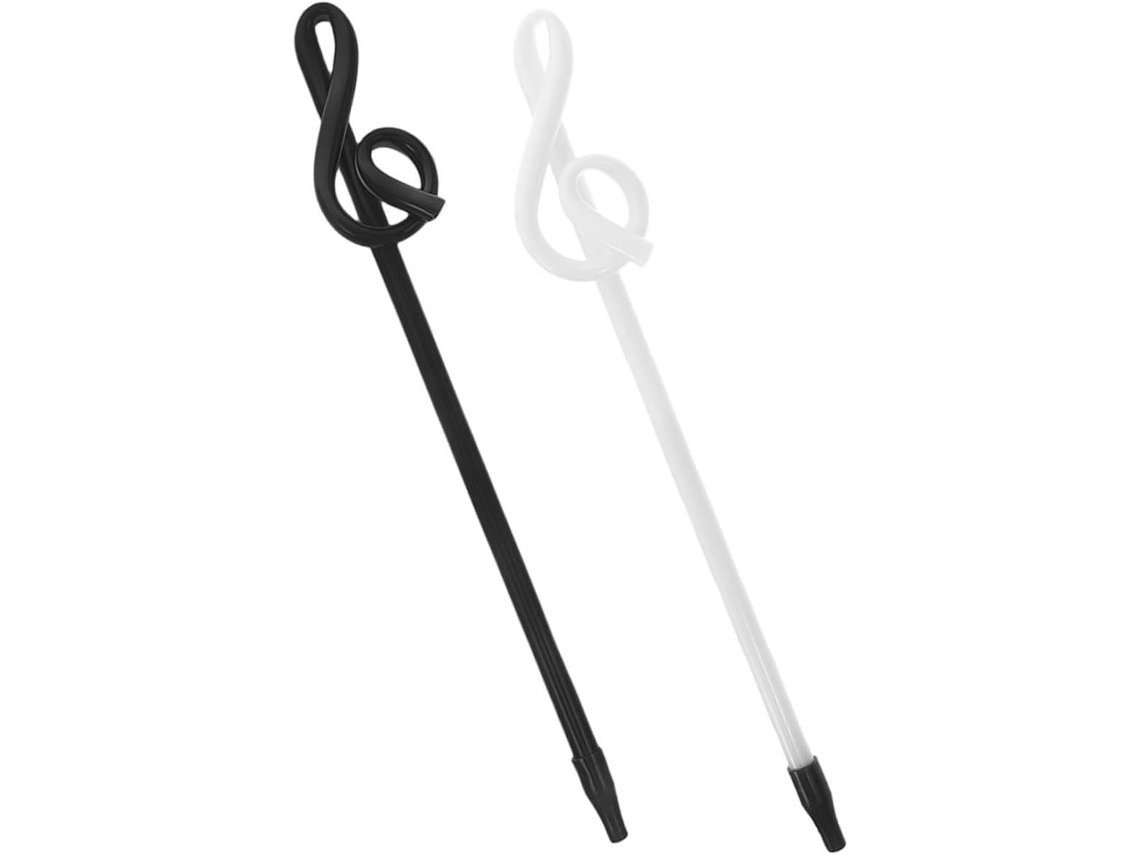 2 Canetas Esferográficas Em Formato De Notas Musicais - Ferramentas