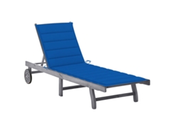 Sunlounger, Sunloungers Vidaxl Cinzeto Madeira De Acácia (200 X 63 X 85 Cm)